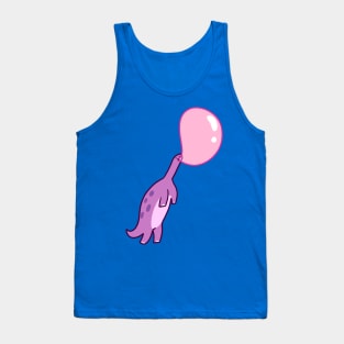 Bubblegum Balloon Dinosaur Tank Top